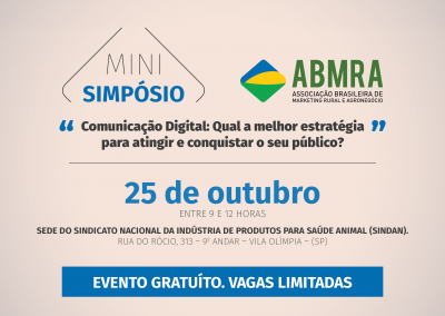 Mini Simpósio ABMRA – “Comunicação Digital: Qual a melhor estratégia  para atingir e conquistar o seu público?”